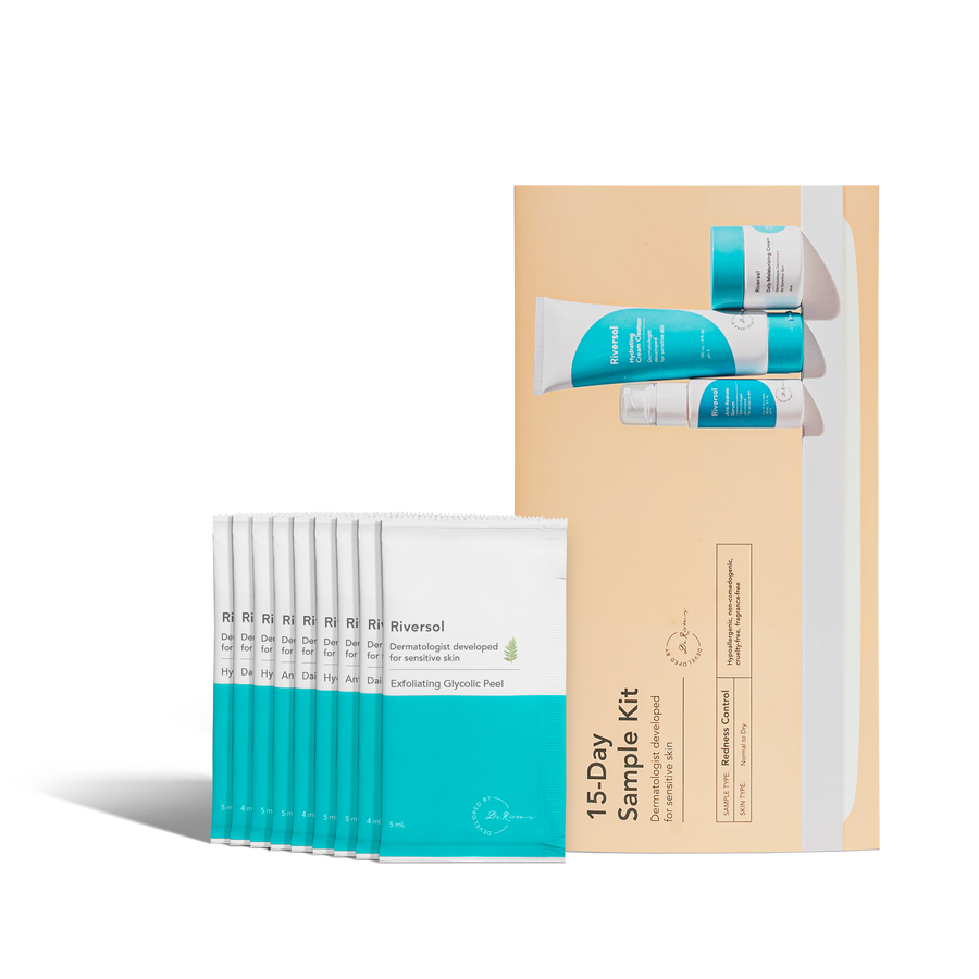 Riversol 15-Day Redness Control Sample Kit - Normal to Dry Skin