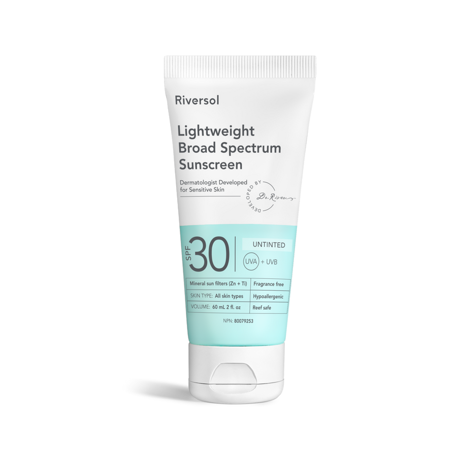 New: SPF 30 Lightweight Broad Spectrum Sunscreen